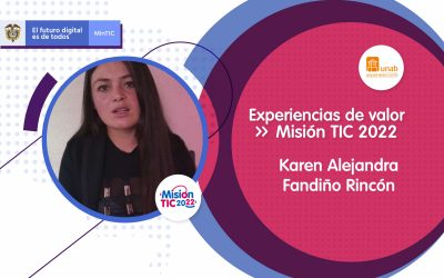 Experiencias de valor Misión TIC 2022: Karen Alejandra Fandiño Rincón