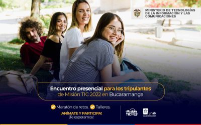 Encuentro presencial para TODOS los tripulantes de Misión TIC 2022 UNAB en Bucaramanga